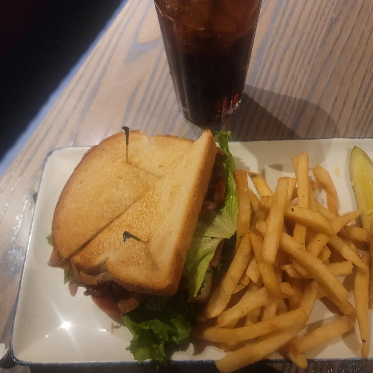blt Sandwich and Fries