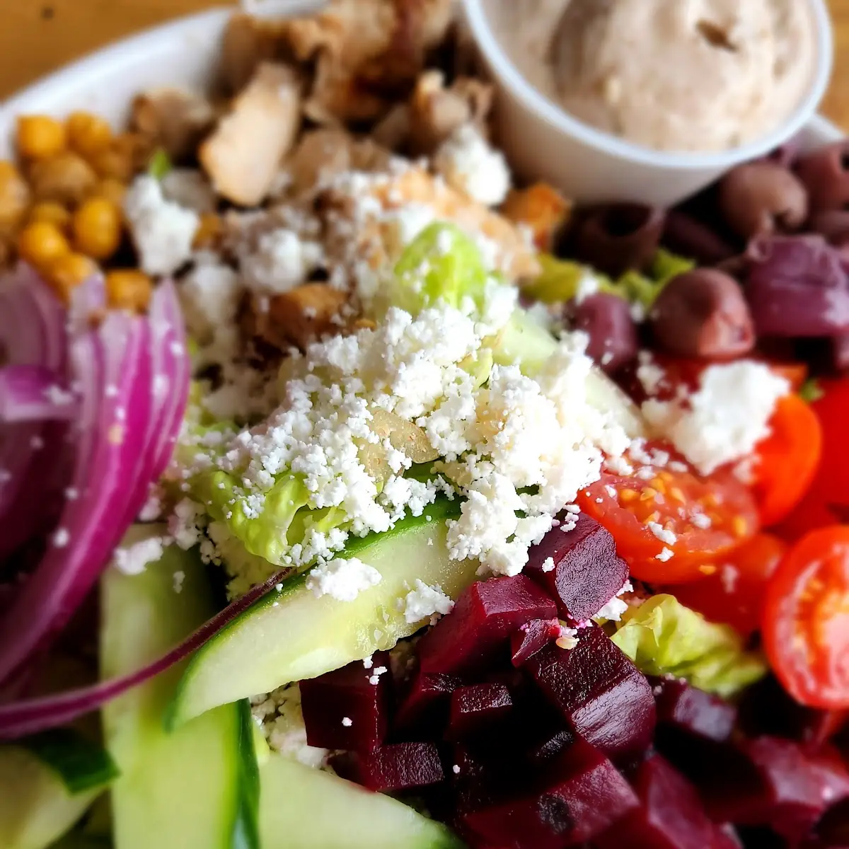 Mediterranean Bowl, The Goat Tap & Eatery