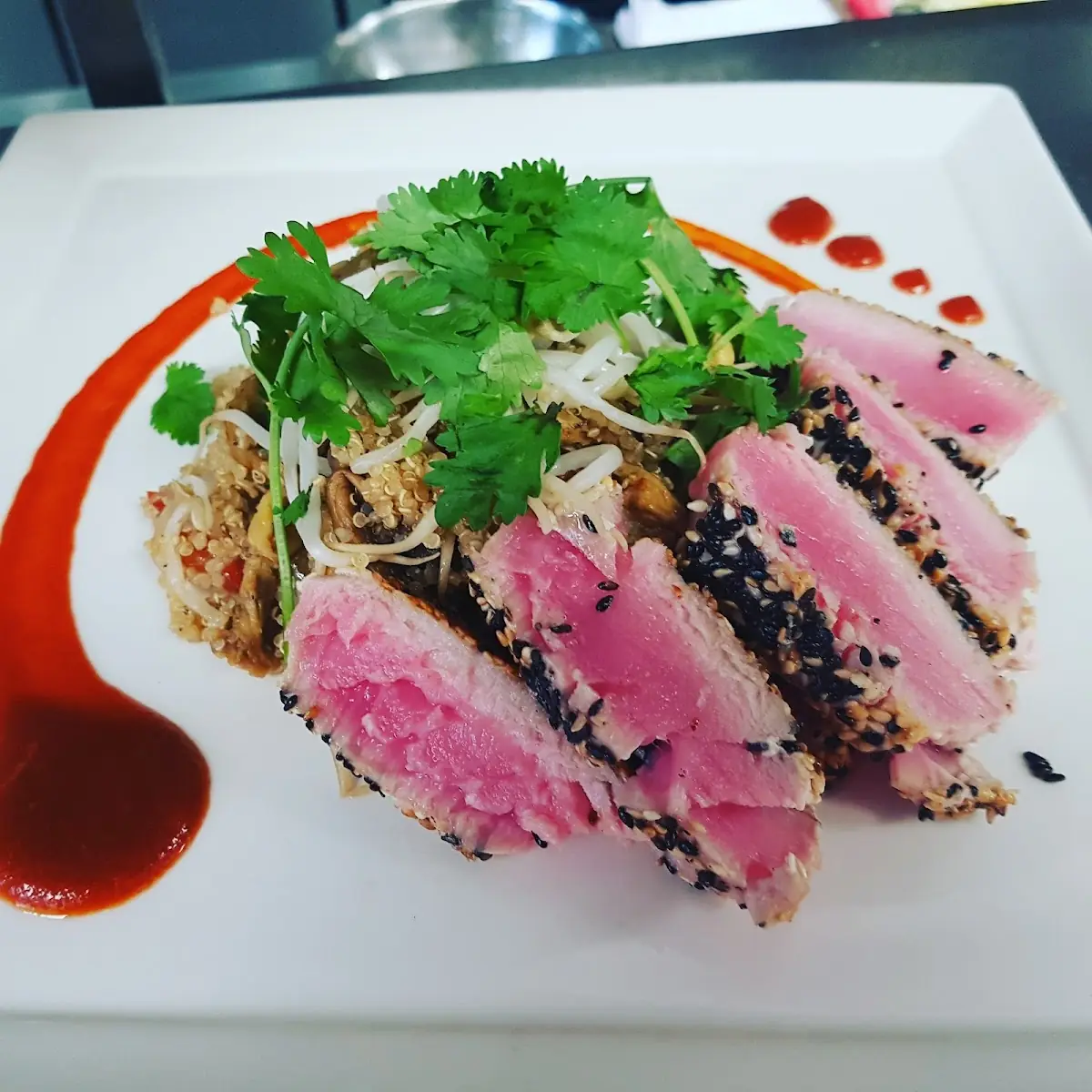 Sesame Crusted Tuna, The Goat Tap & Eatery