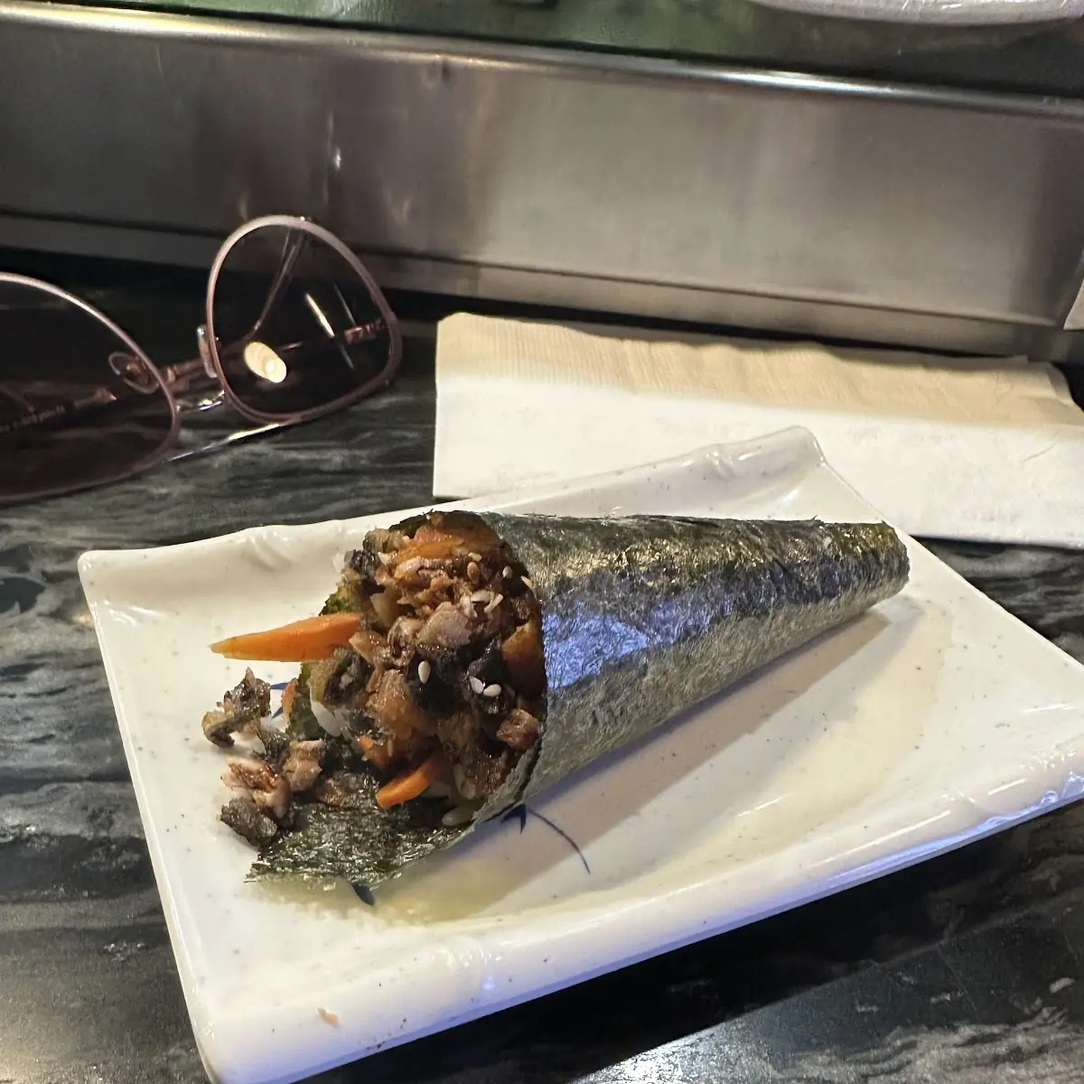 Salmon Skin Hand Roll
