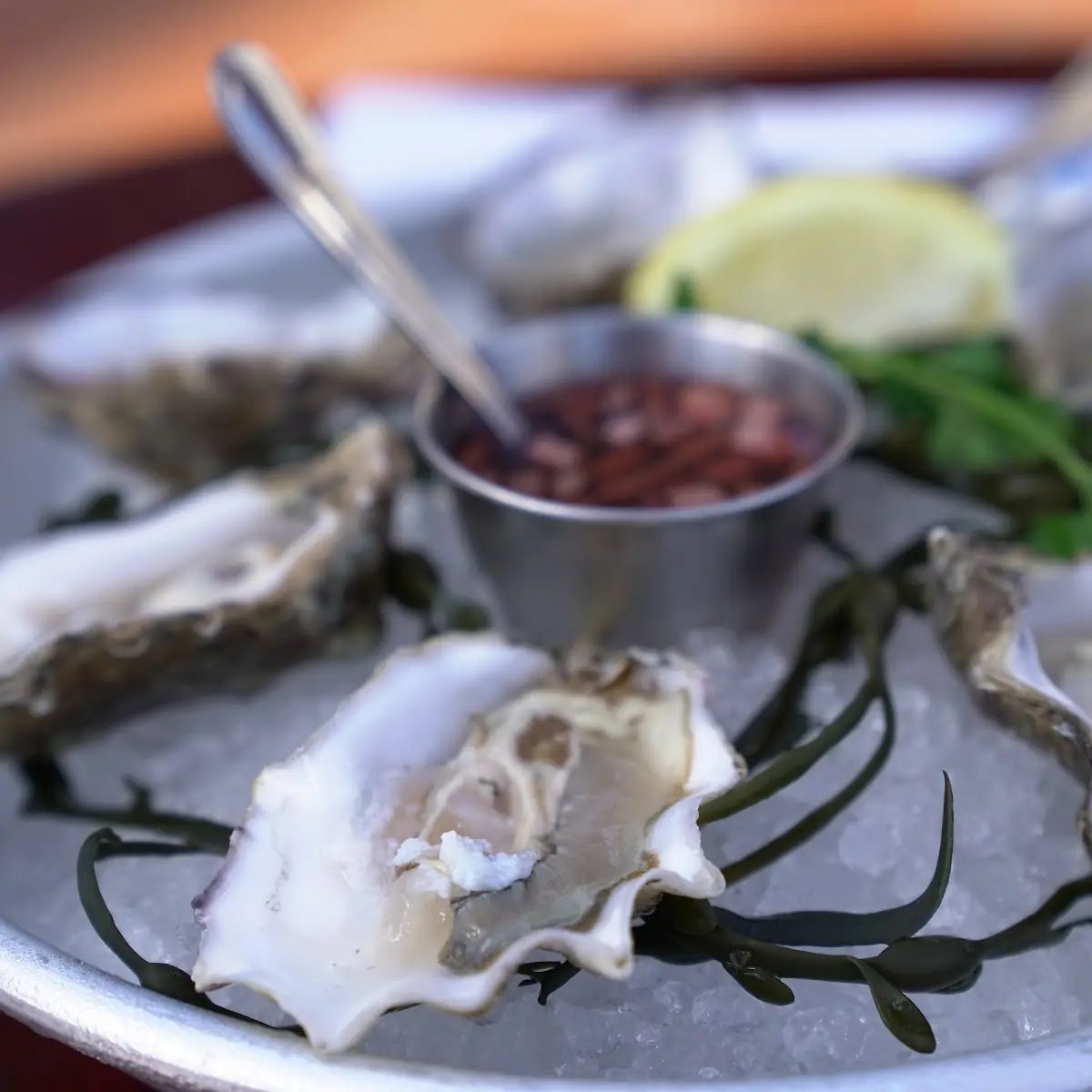 West Coast Oysters on the Half Shell