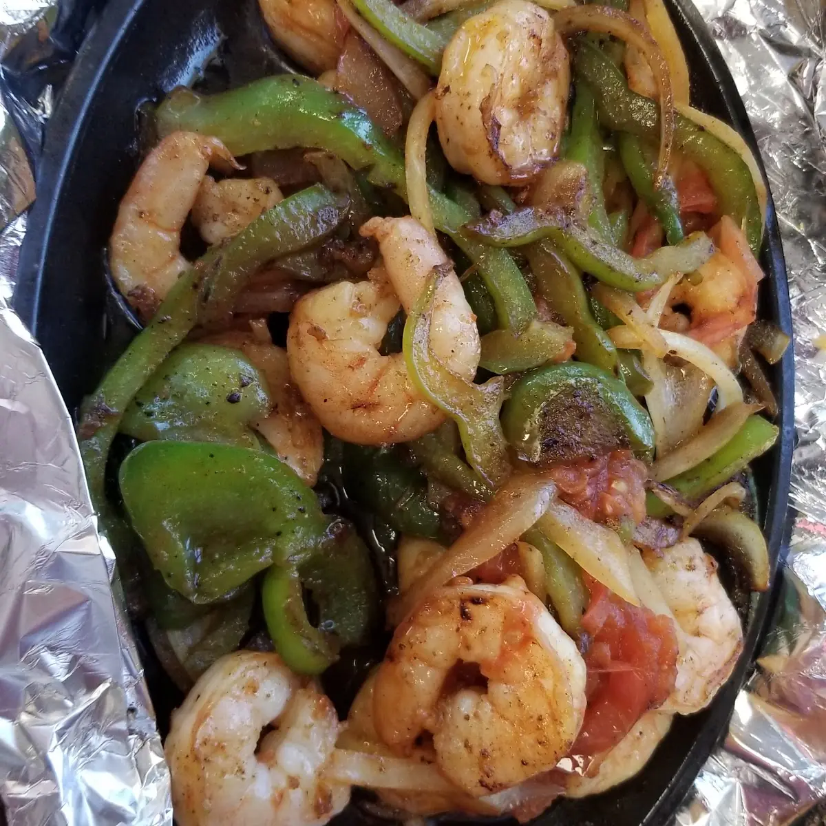 Shrimp Fajitas