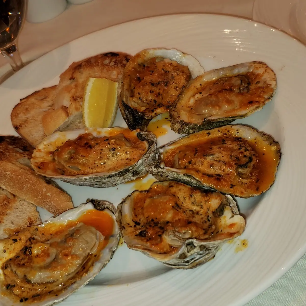 Chargrilled Oysters on the Half Shell