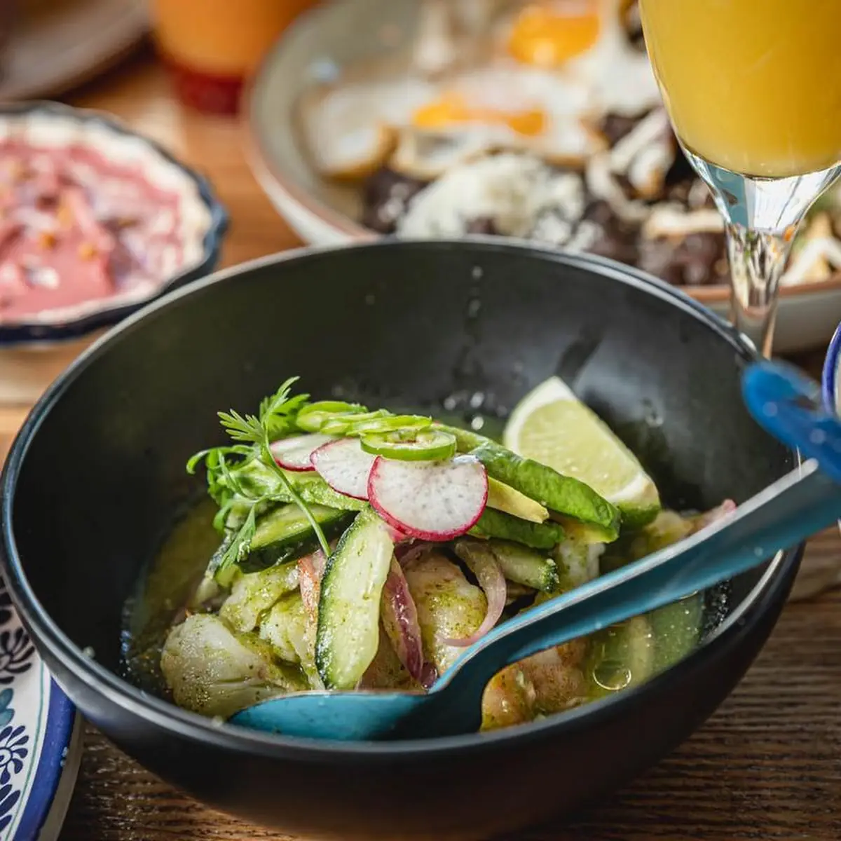 Green Shrimp Aguachile