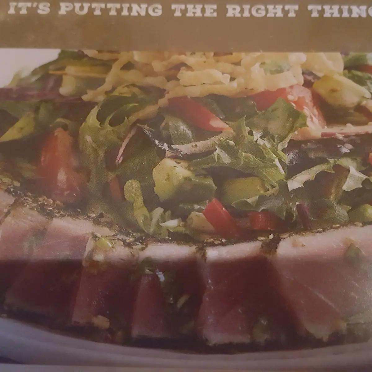 Enlightened Seared Ahi Salad