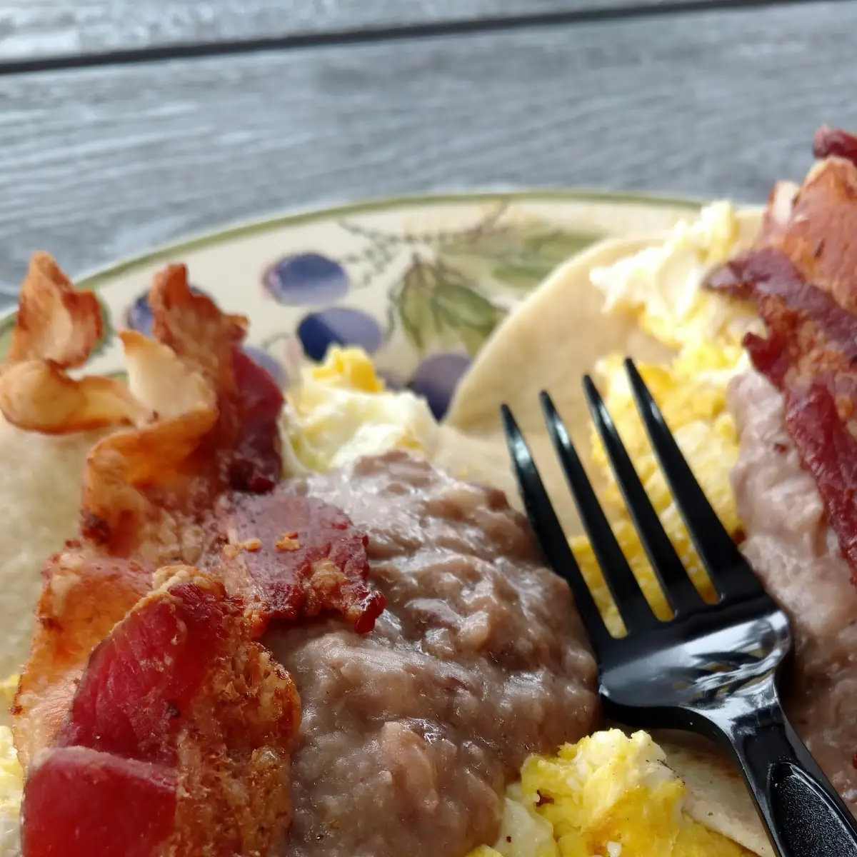 Bacon Egg Cheese Taco