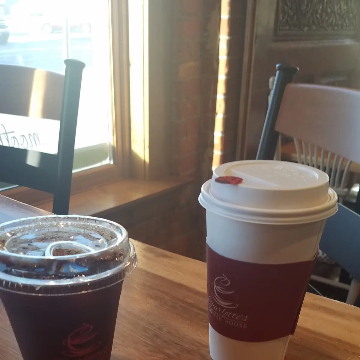 Cold Brew and a White Chocolate Mocha