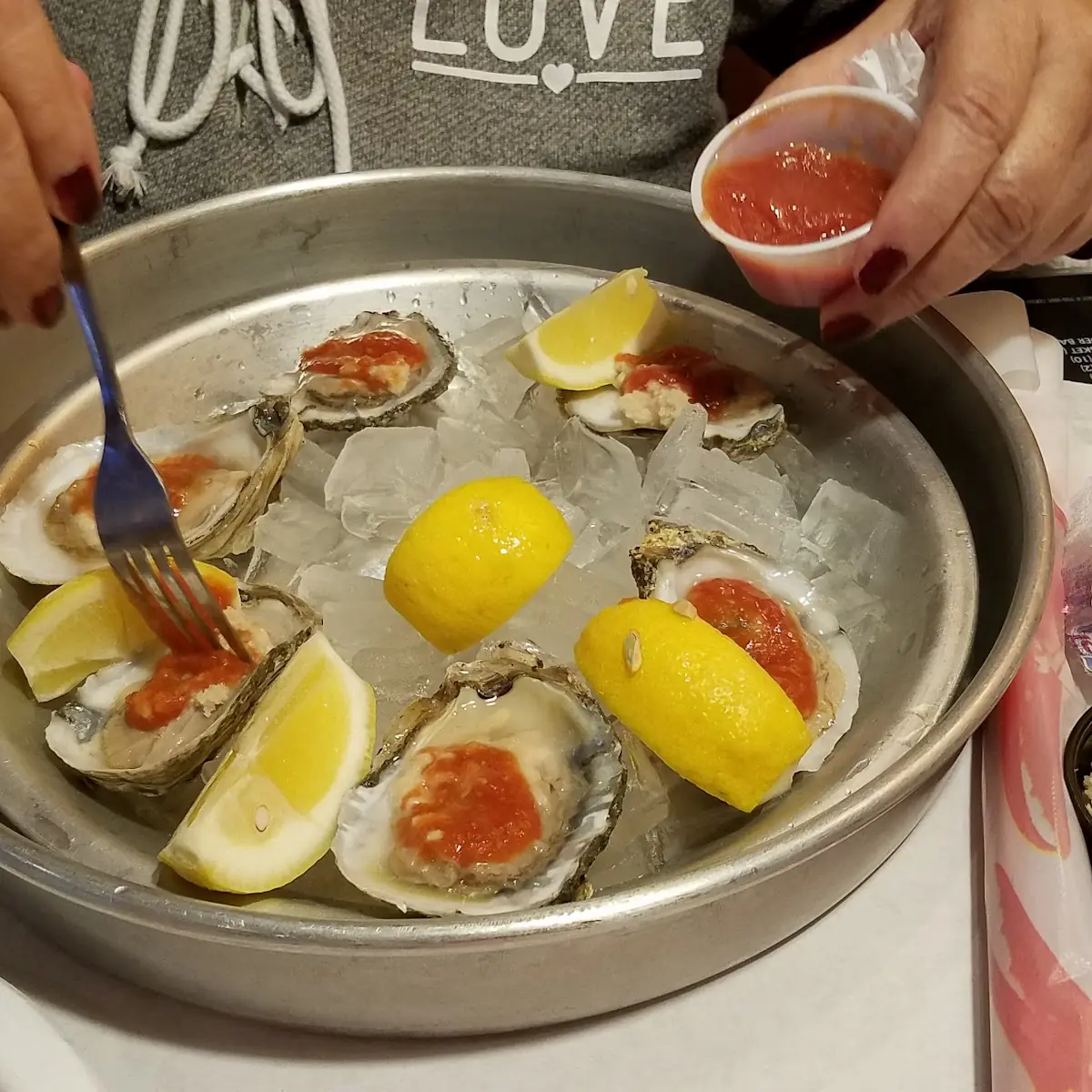 Raw Oysters on the Half Shell