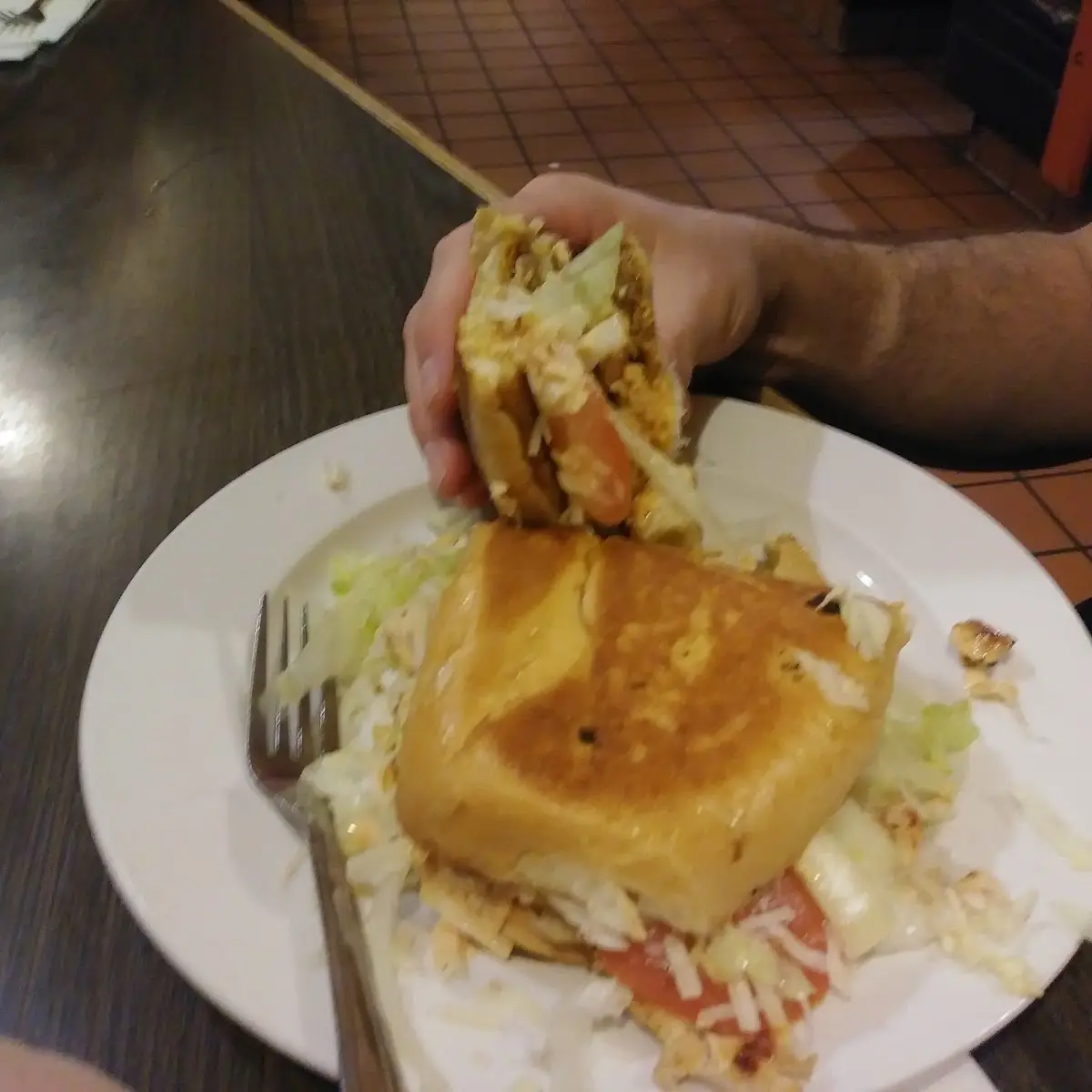 Grilled Chicken Torta