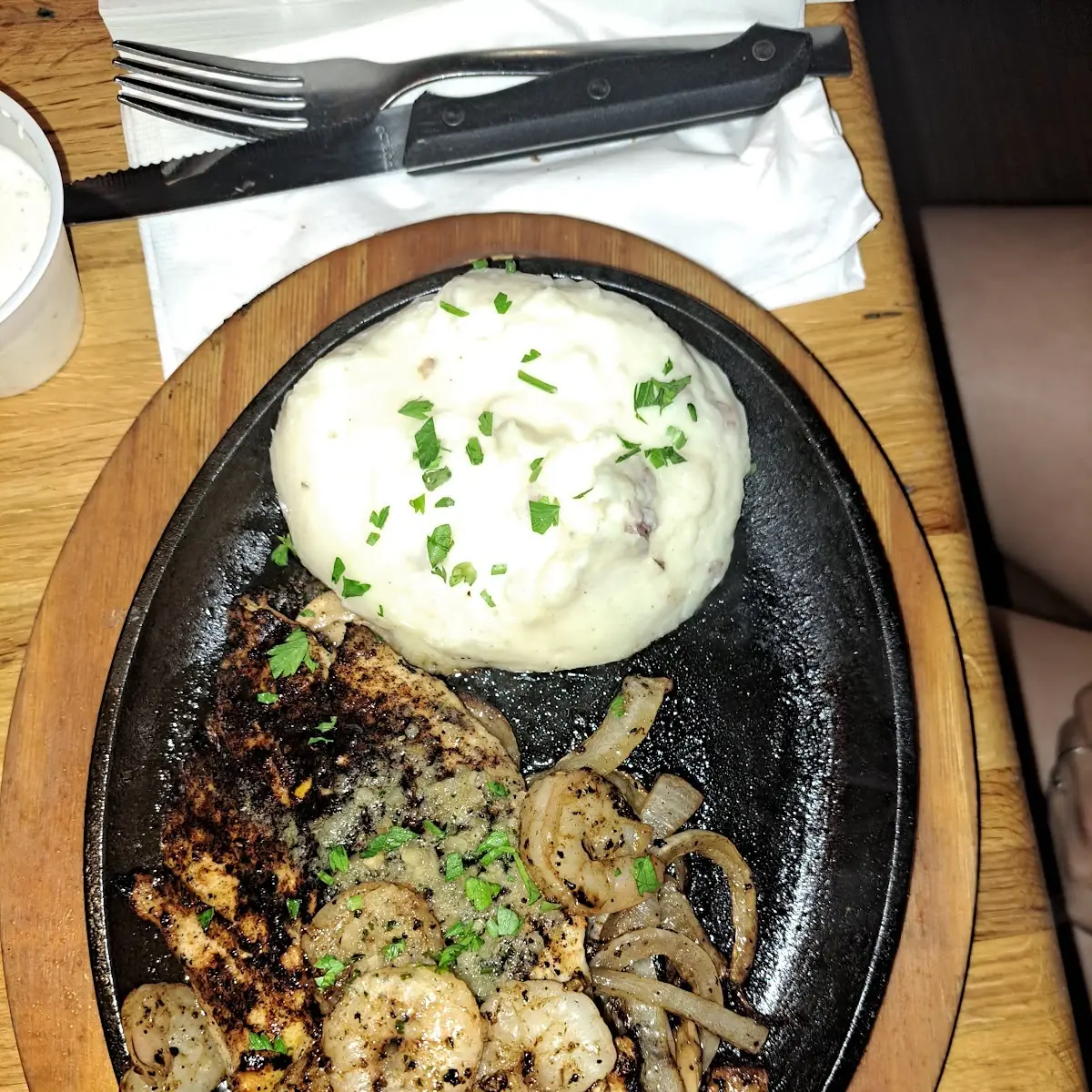 Shrimp 'N Parmesan Sirloin