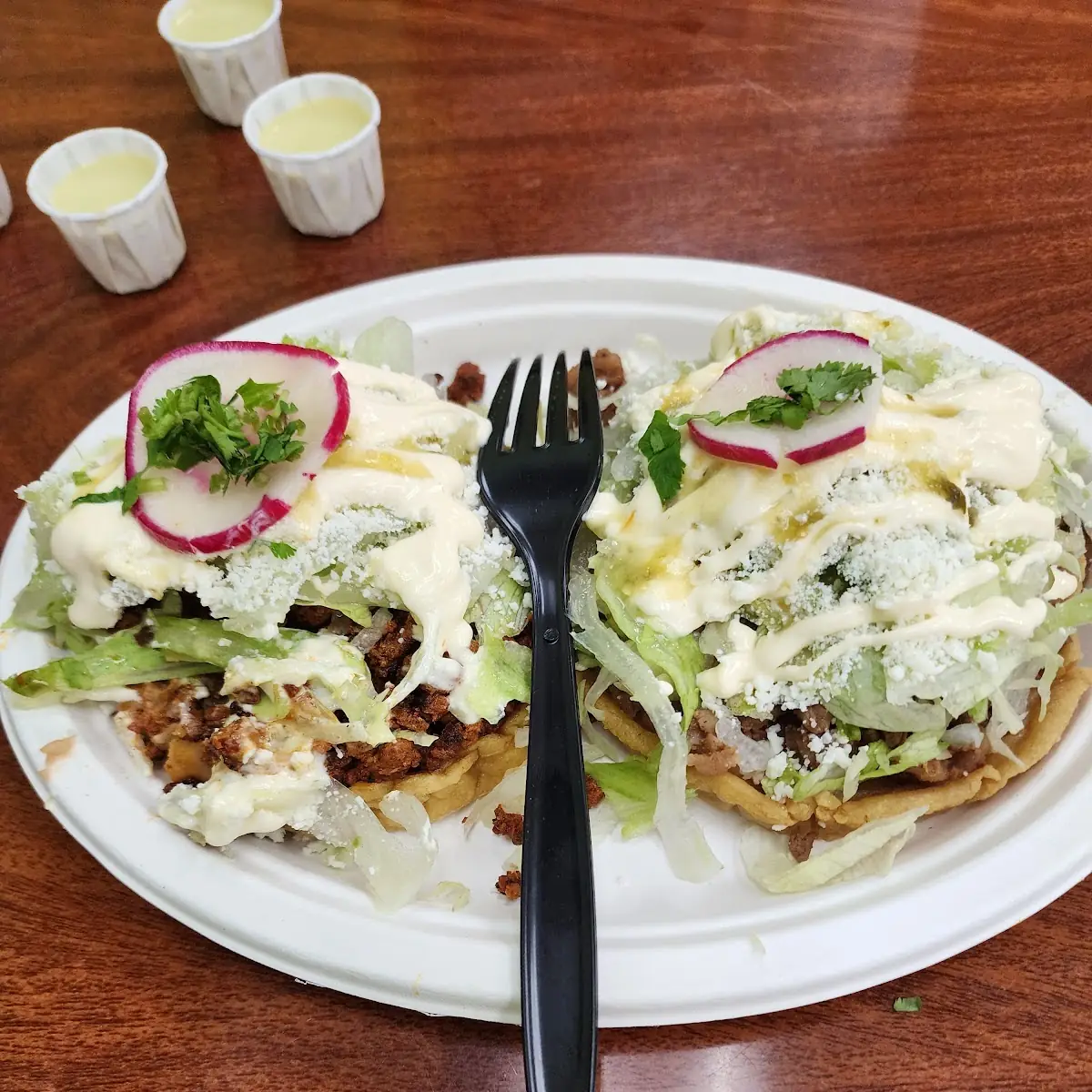 Sopes Sin Carne