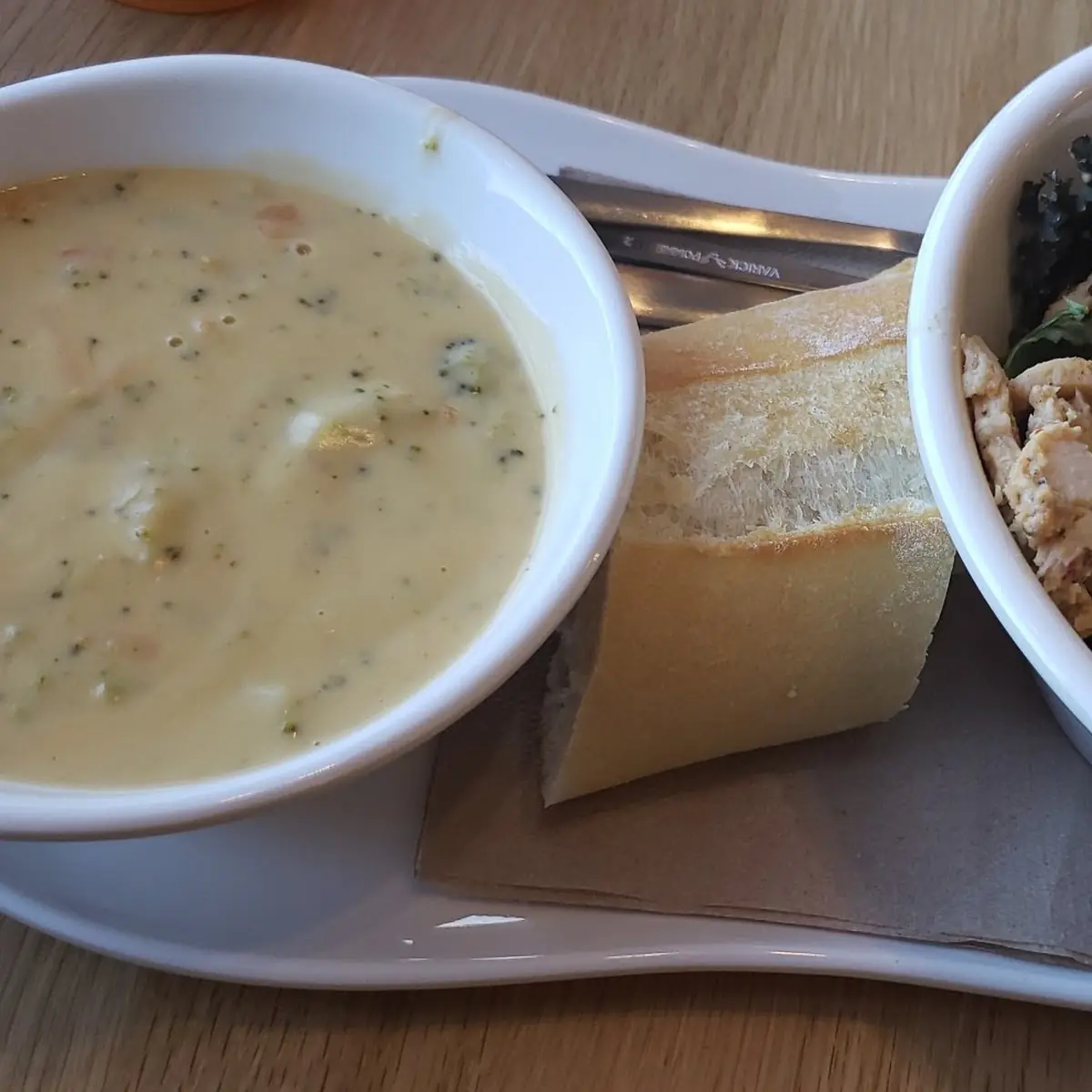 Green Goddess Salad & Broccoli Cheddar Soup