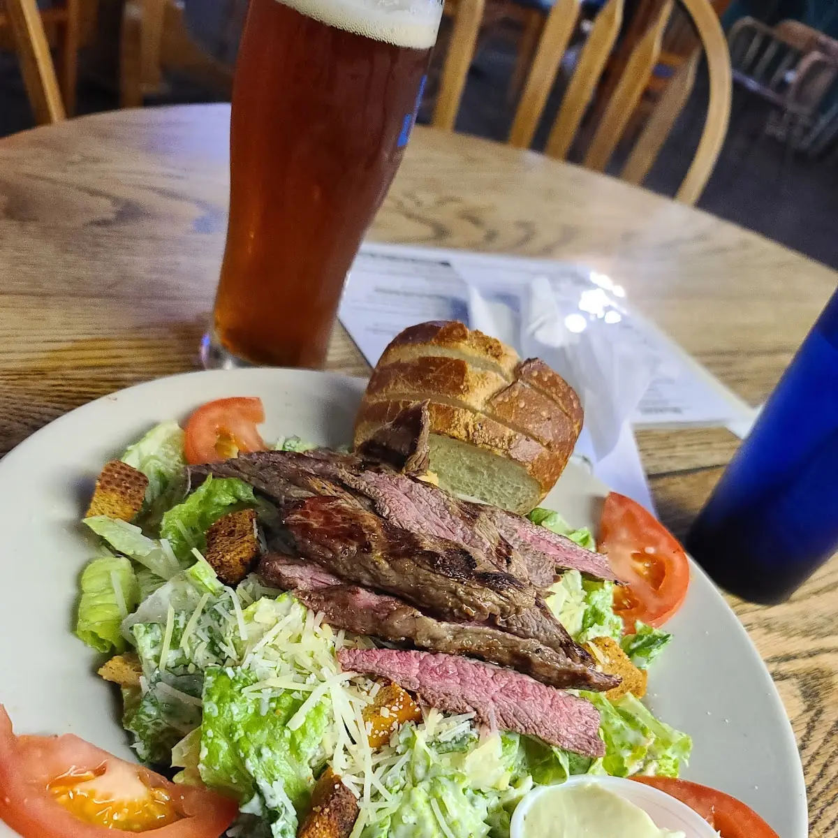 Tri-Tip Caesar Salad