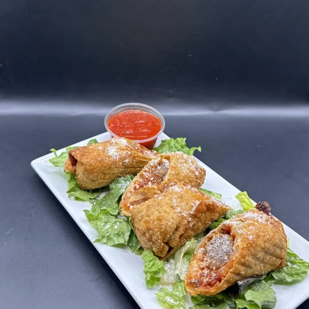 Meatball Bomber Egg Roll