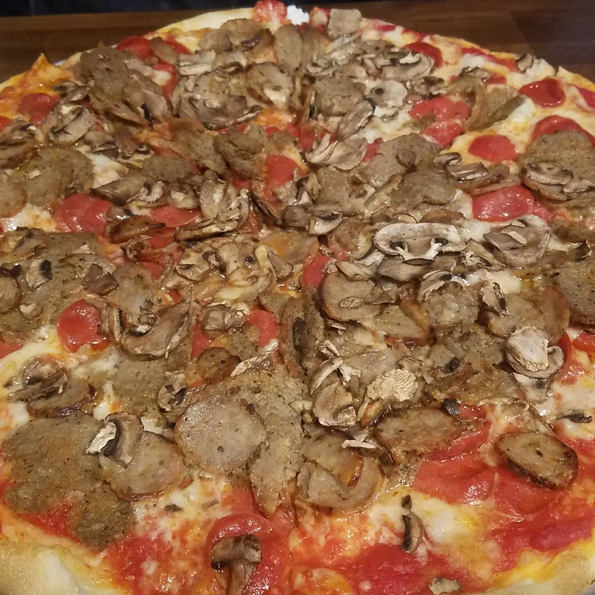 Meat Lover Pizza with Mushroom