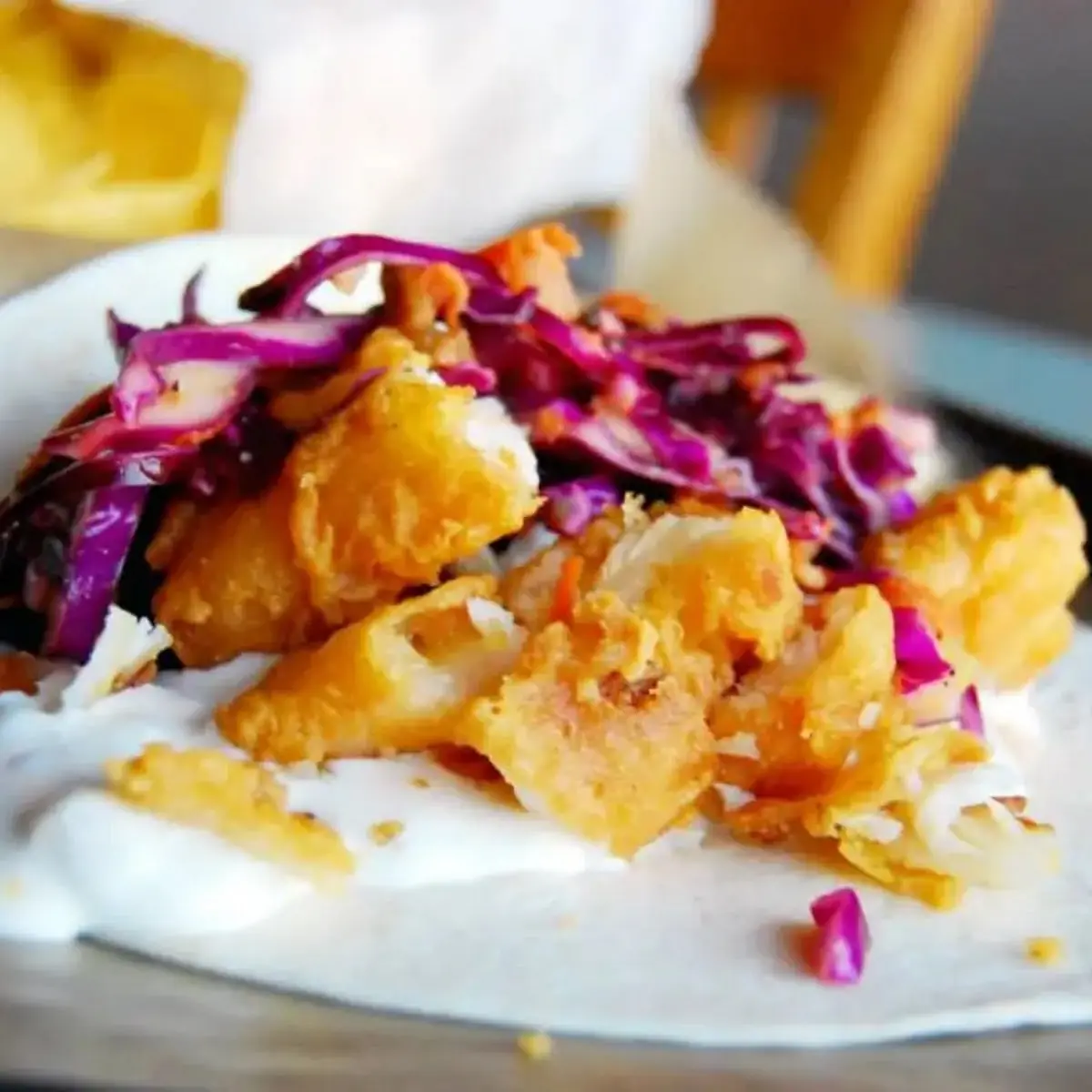 Fried Chicken Burrito