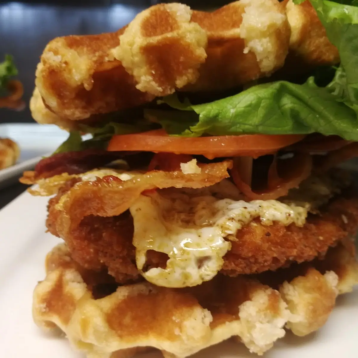 Chicken 'N Waffle Sandwich