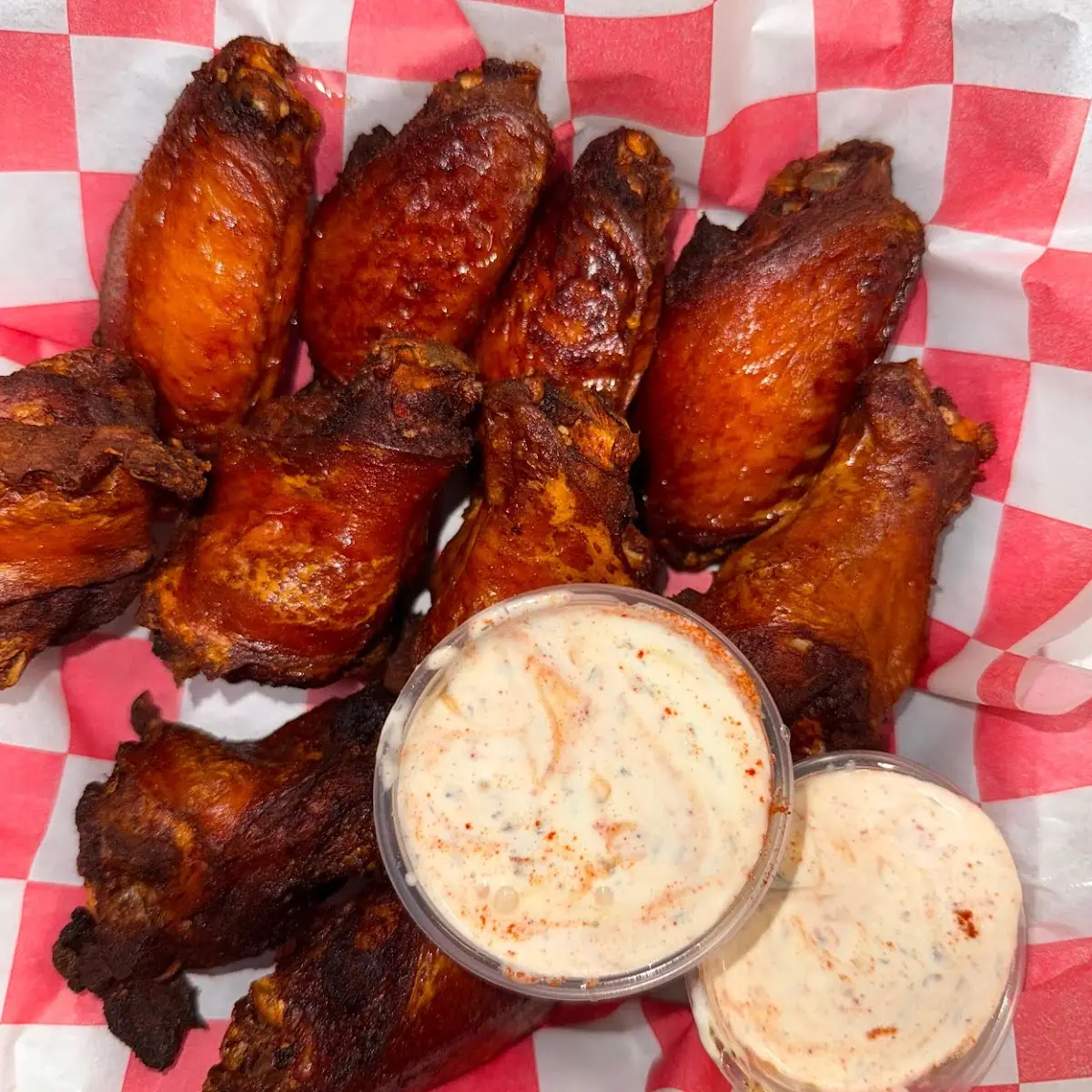 Chicken Wings and French Fries