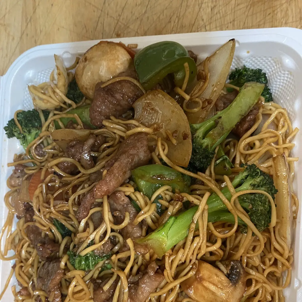 Pork Chicken or Beef Chow Mein