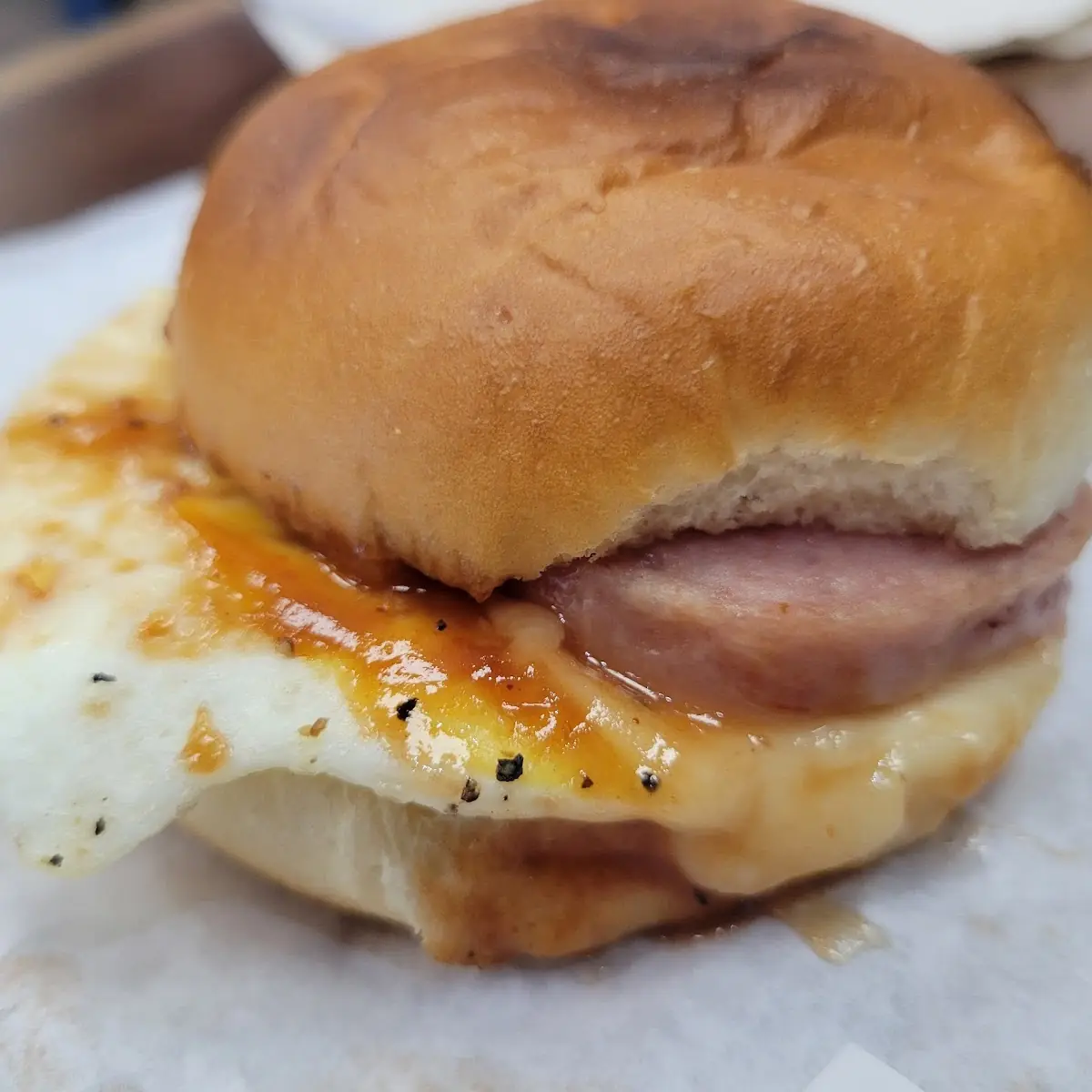 Spam Breakfast Sandwich