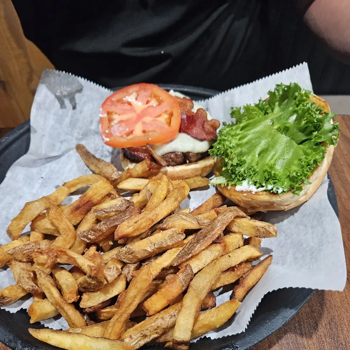Bacon Cheeseburger with Fresh Cut Fries