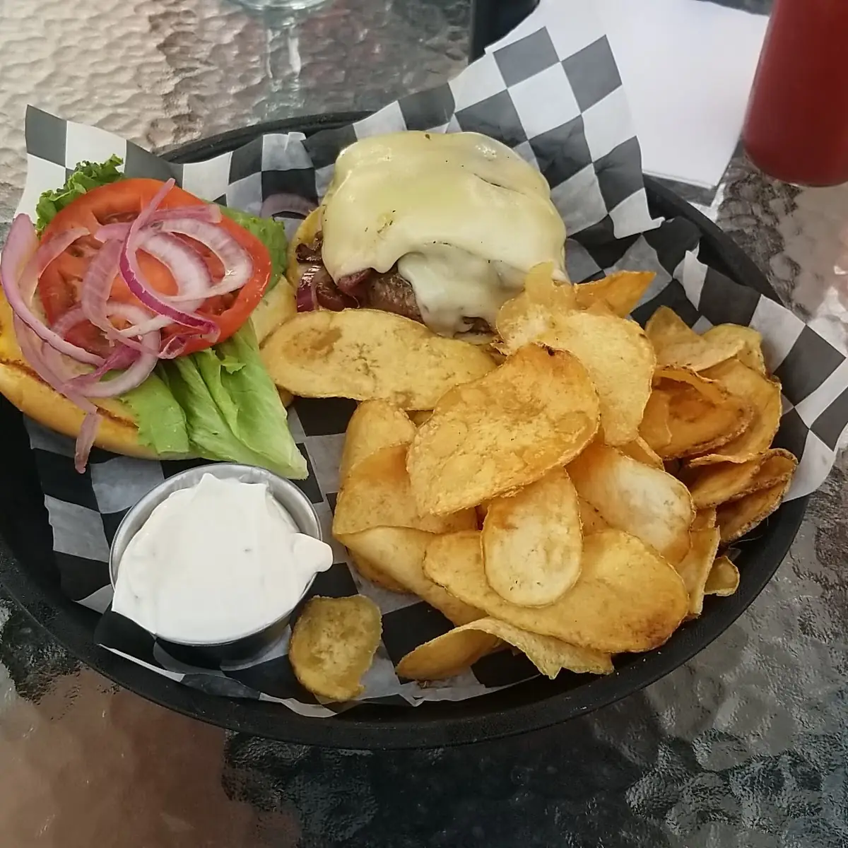 Mushroom Swiss Burger