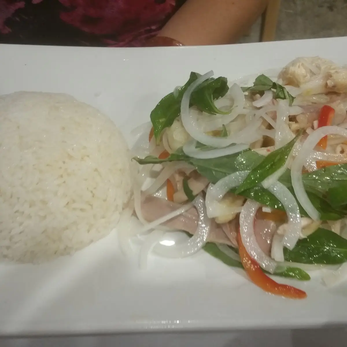 Chicken Salad with Rice