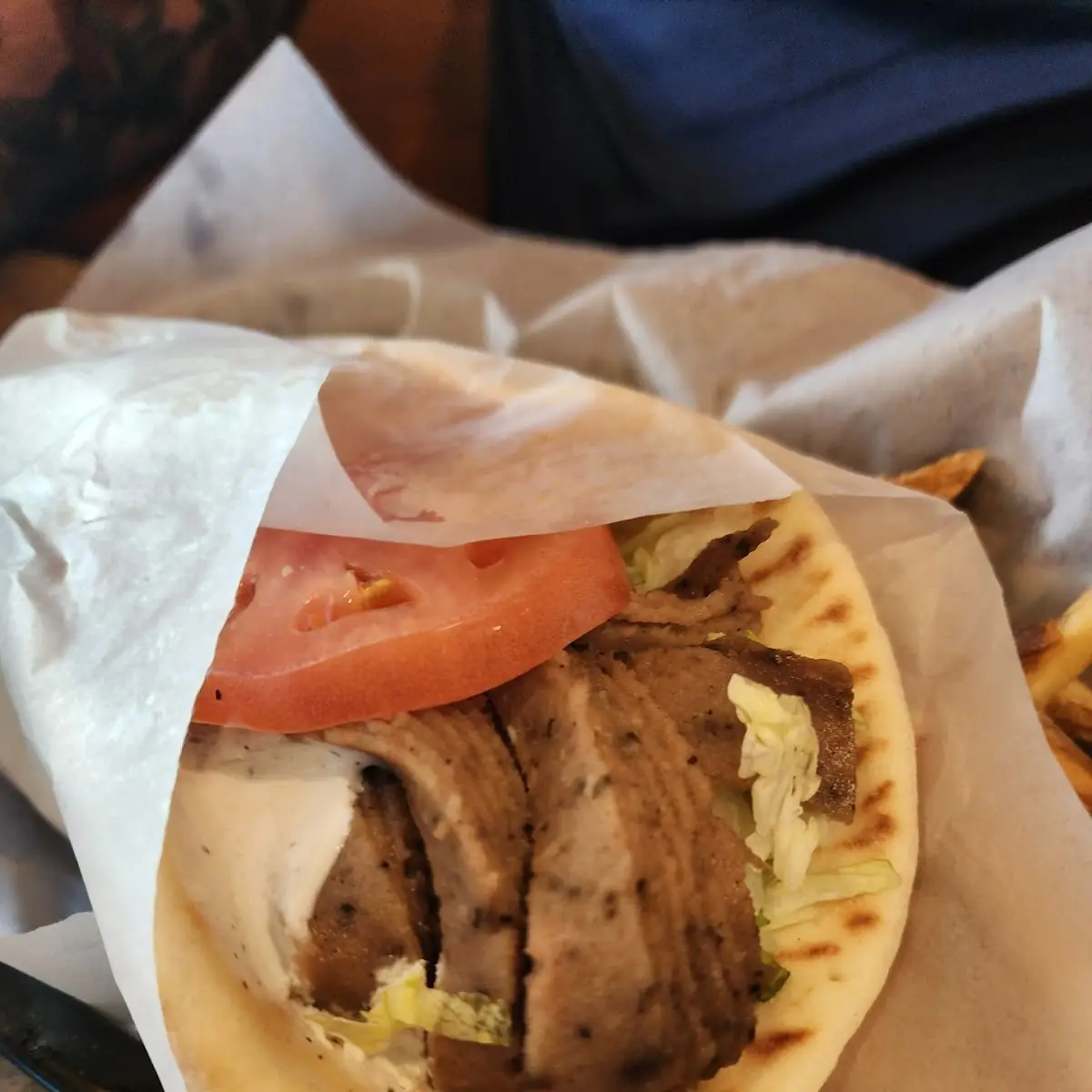 Gyro with Regular French Fries