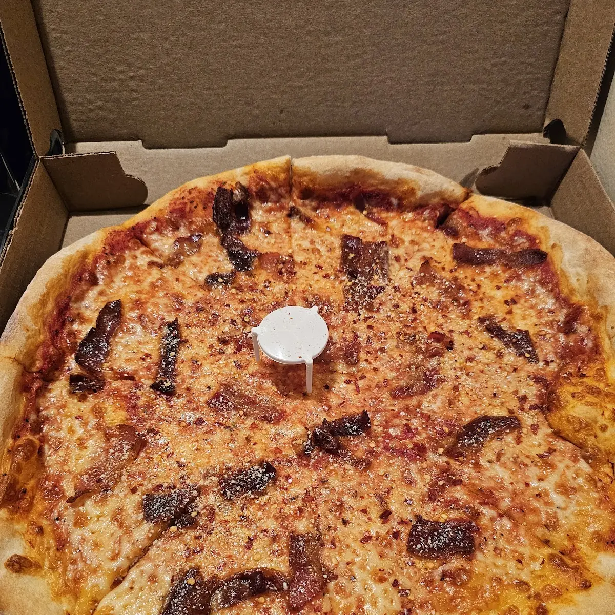 Bacon Pizza Thin Crust