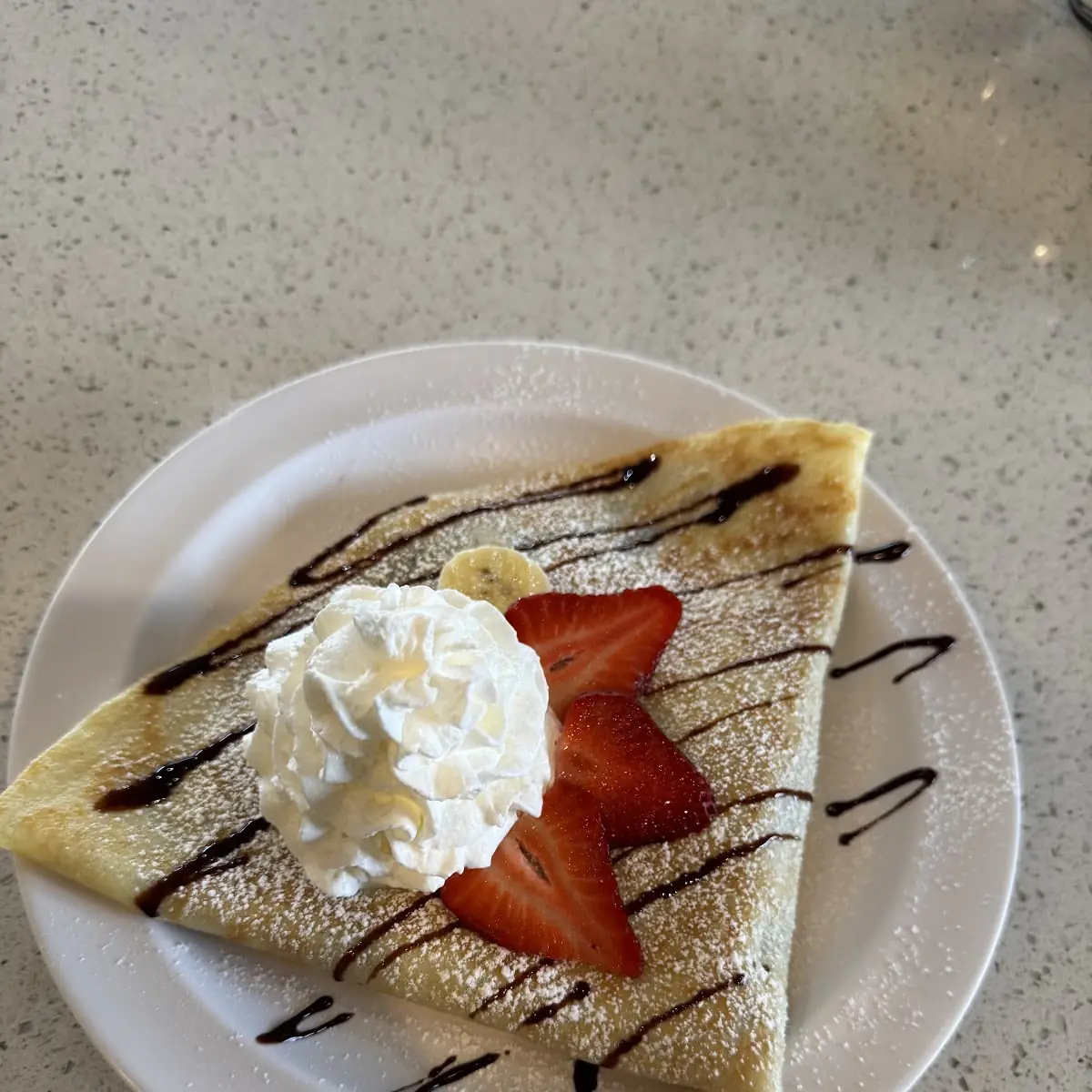 Strawberry Banana Nutella Crepe