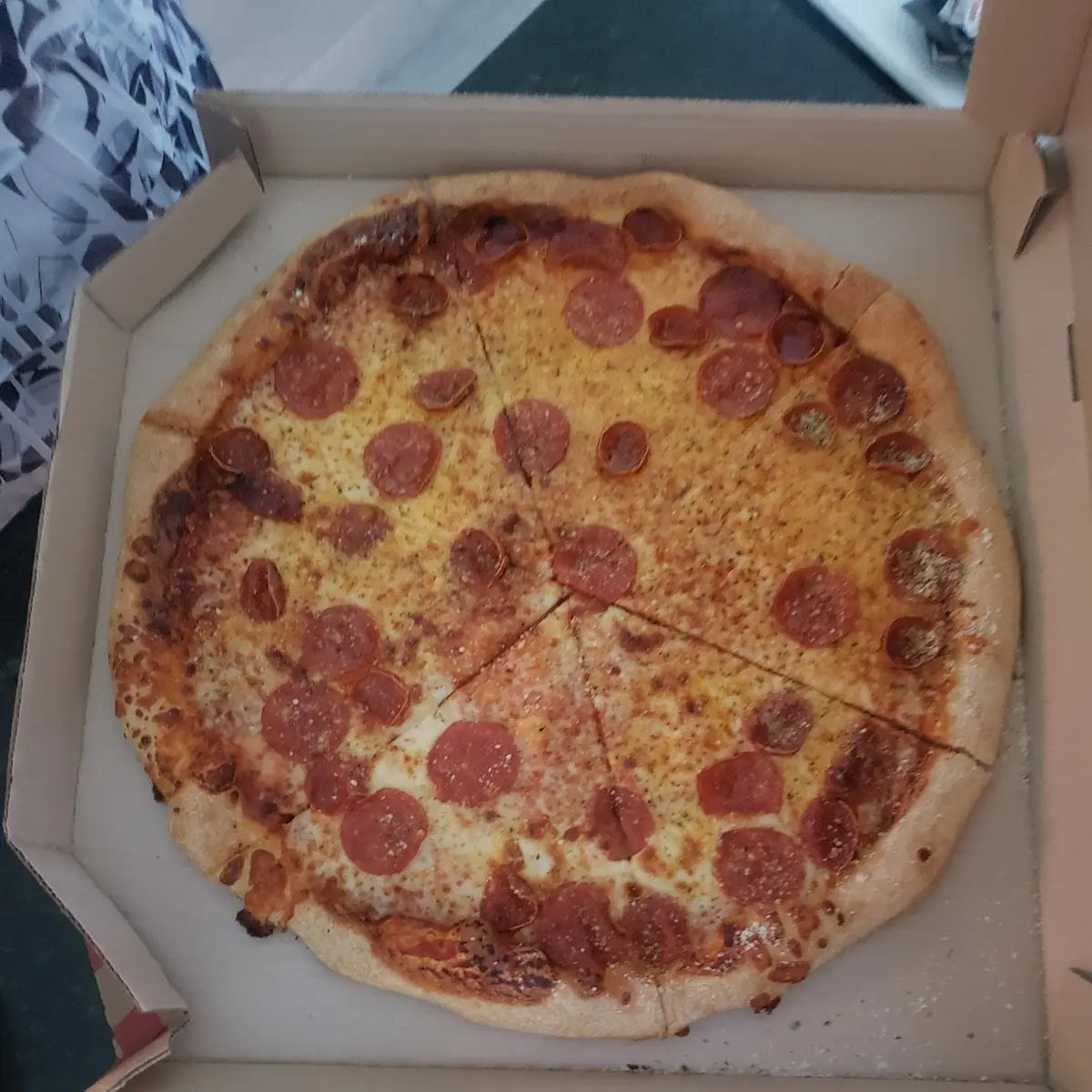 Missing Pepperoni Pizza