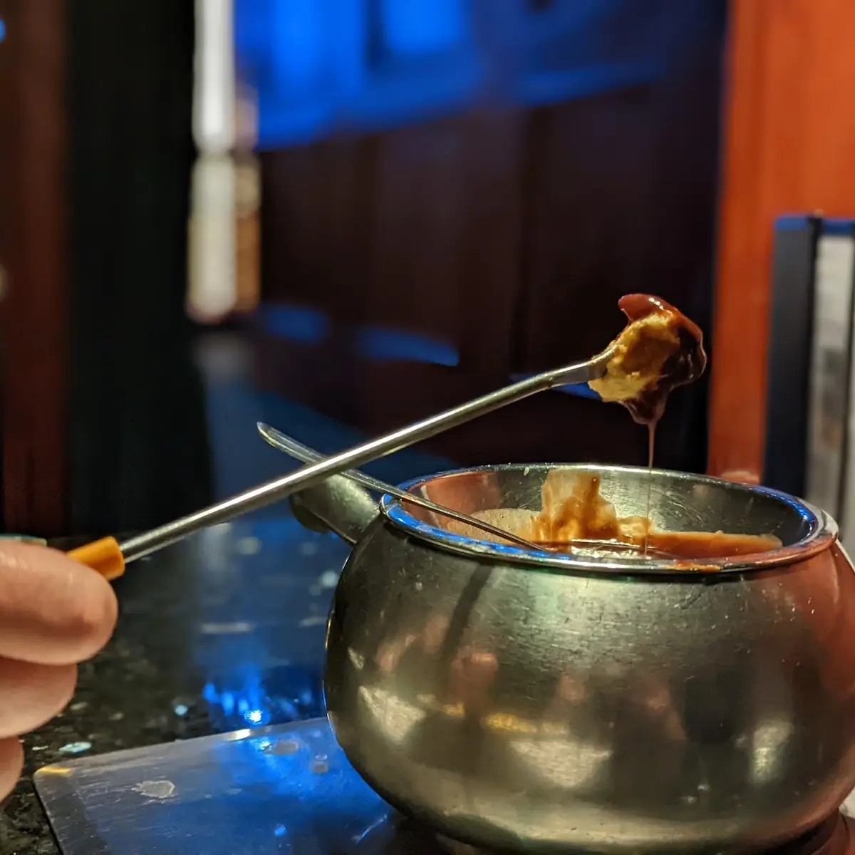 Turtle Chocolate Fondue