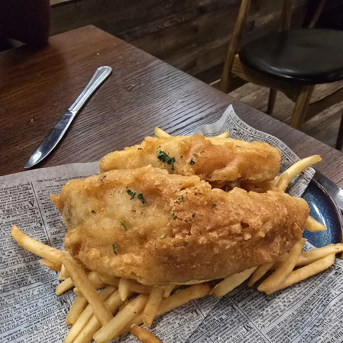 Beer Battered Fish & Chips