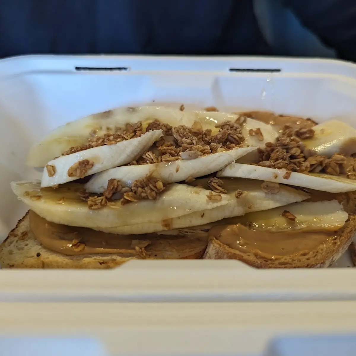 Banana Peanut Butter Toast