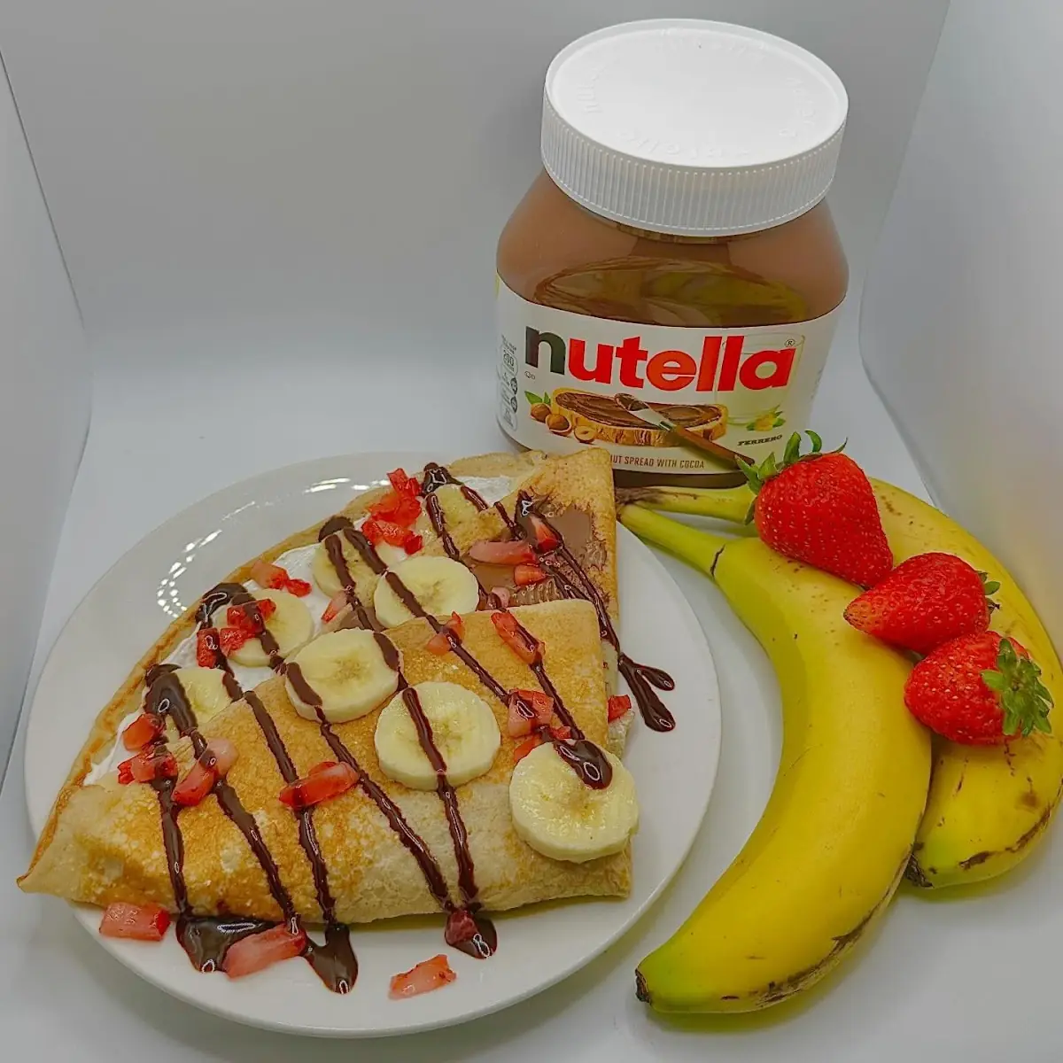 Nutella w Strawberry & Banana