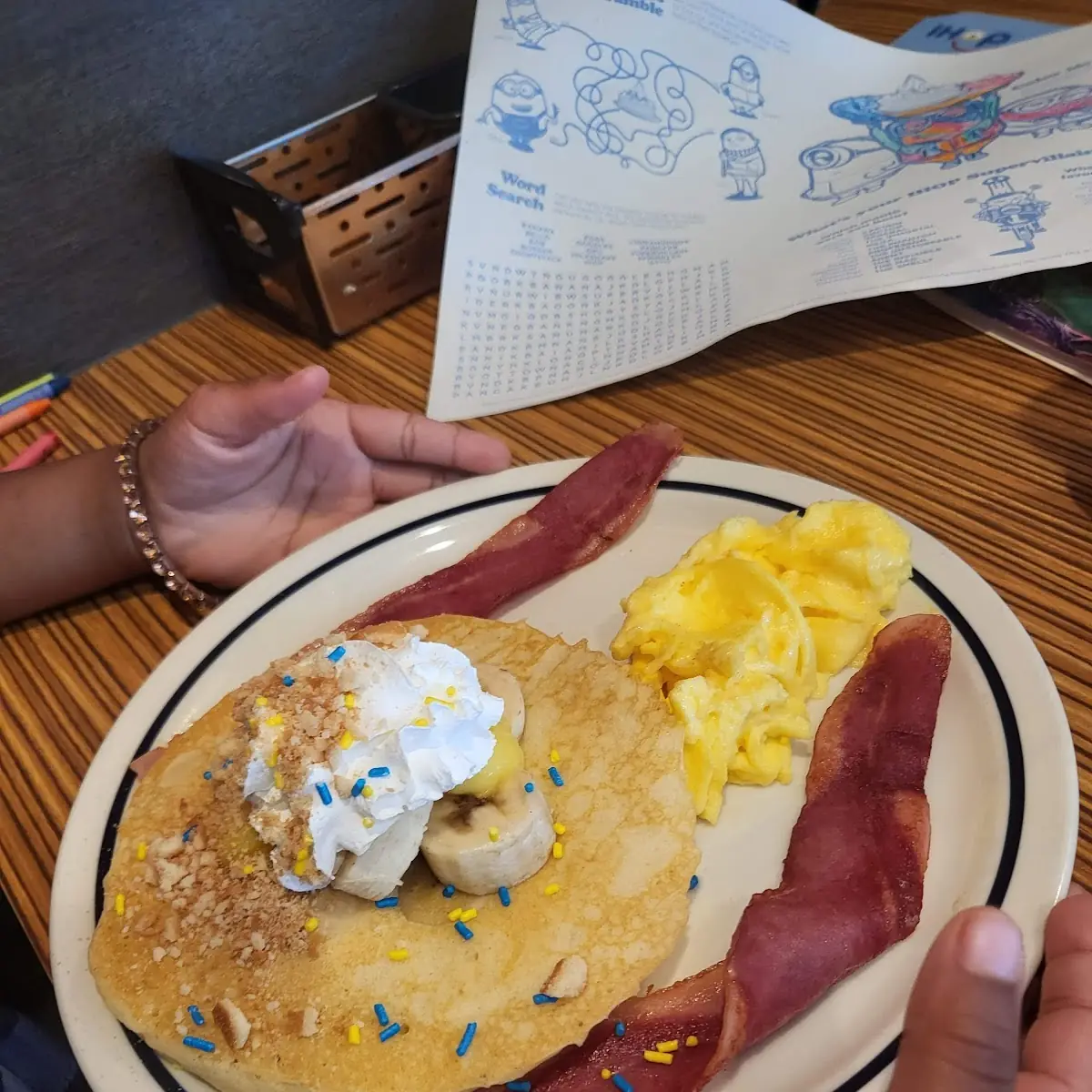 Minions Banana Pudding Breakfast Pancake