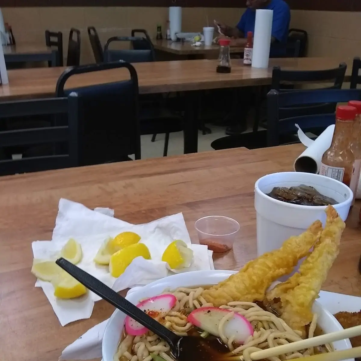 Shrimp Tempura Udon Noodles