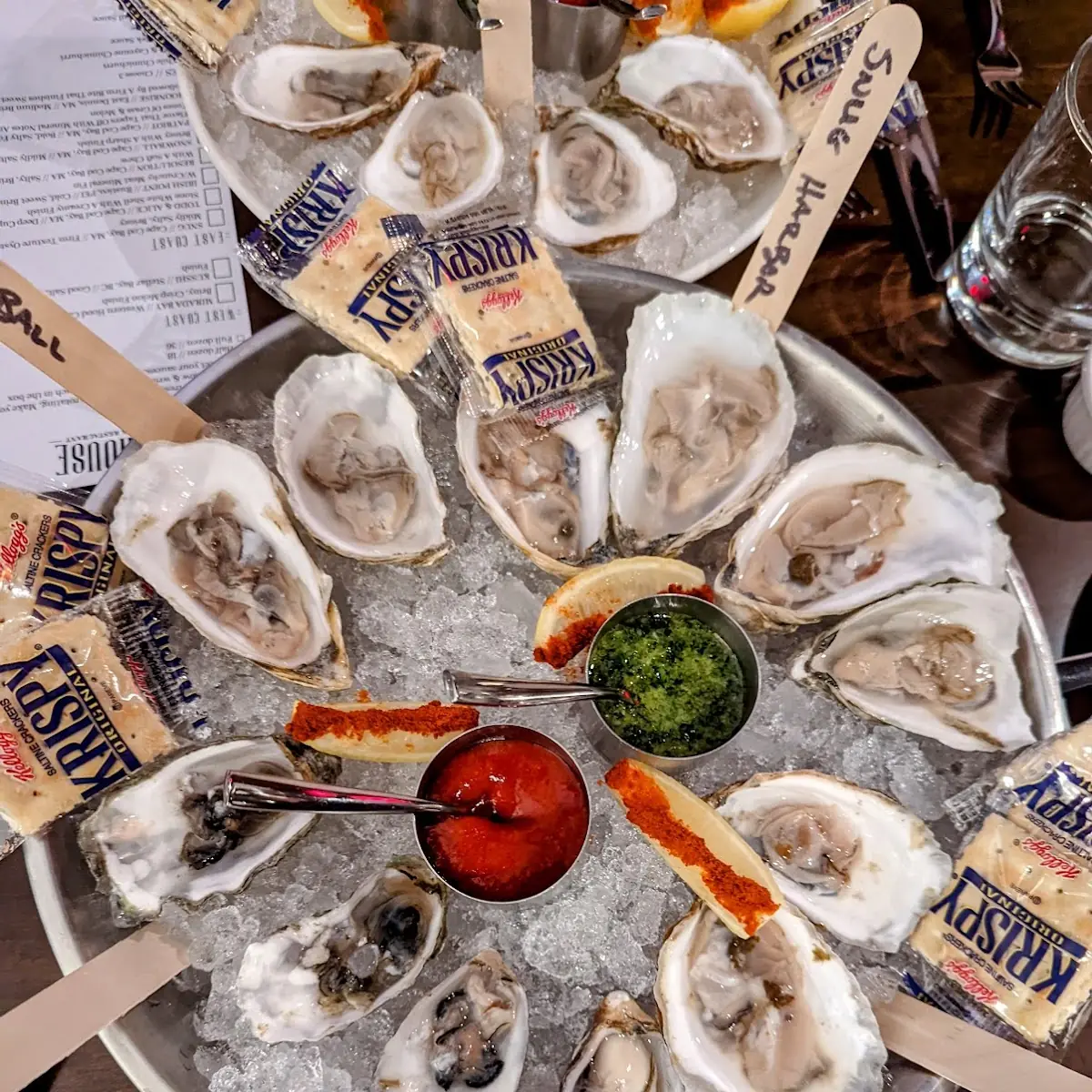 Fresh Oysters on Ice