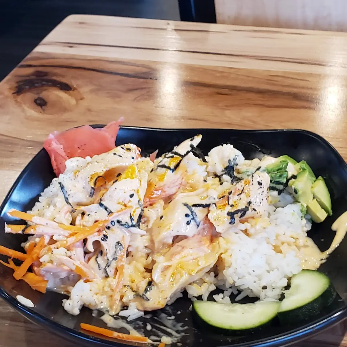 Spicy Crab Poke Bowl