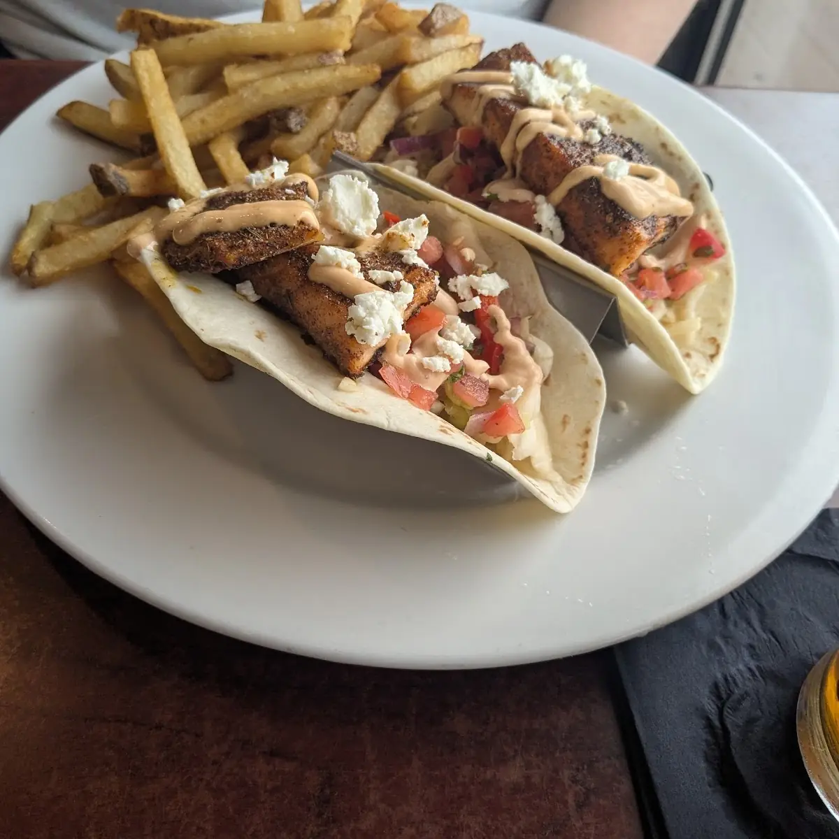 Blackened Salmon Tacos