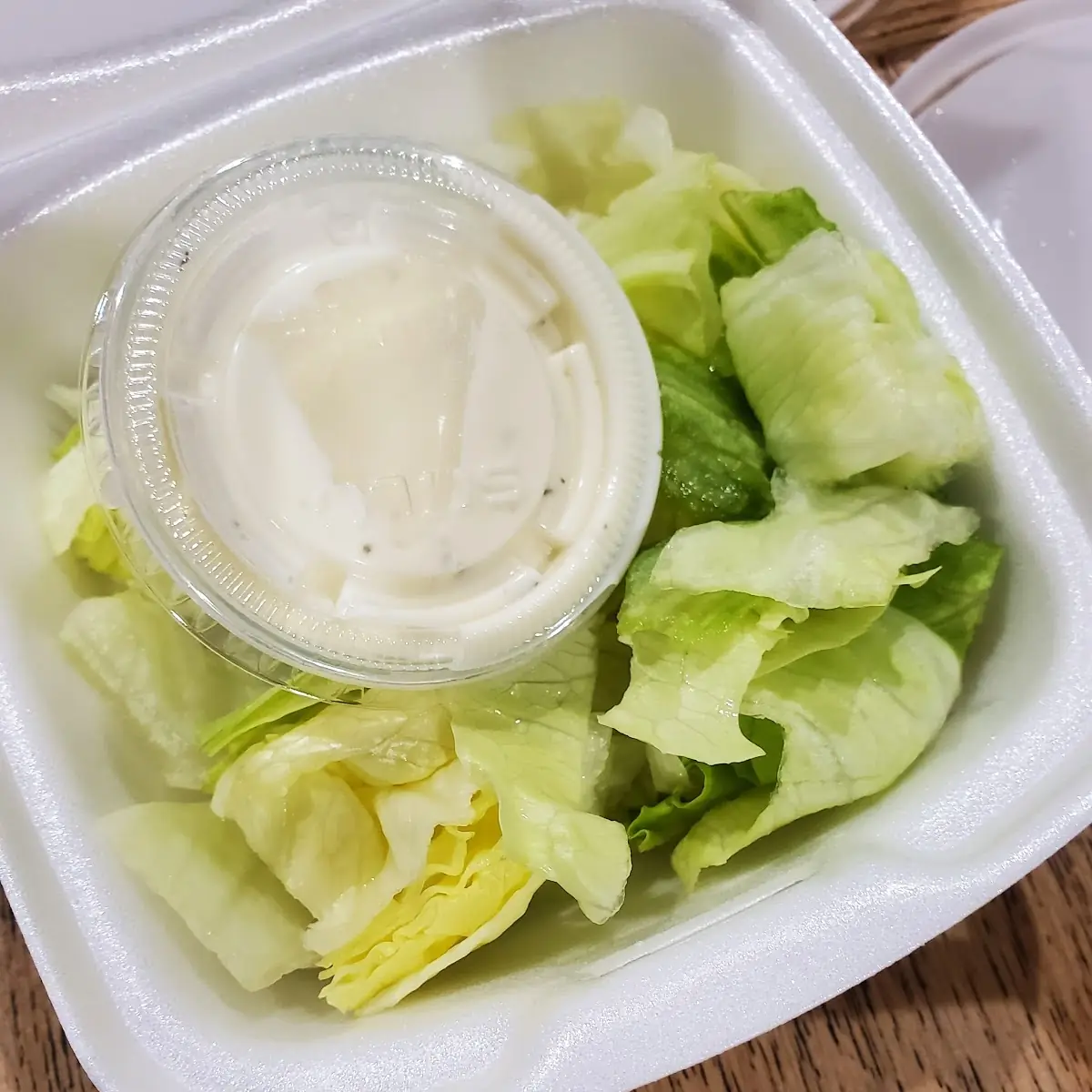 Salad with Ranch Dressing