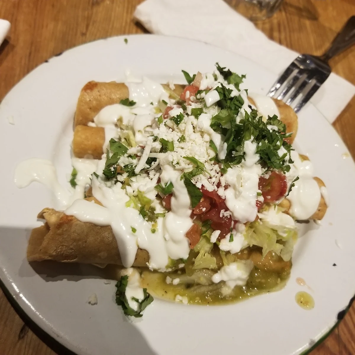 Flautas De Pollo, Mad Mexican Restaurant