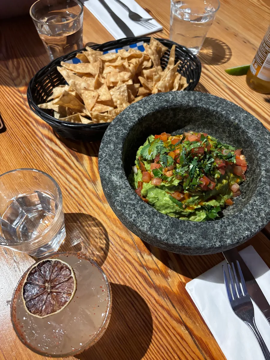 Guacamole with Chips, Mad Mexican Restaurant