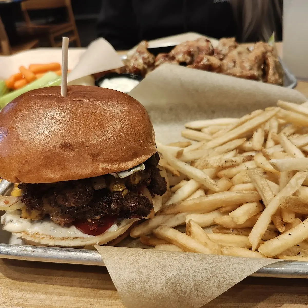 Bacon Hatch Chile Burger