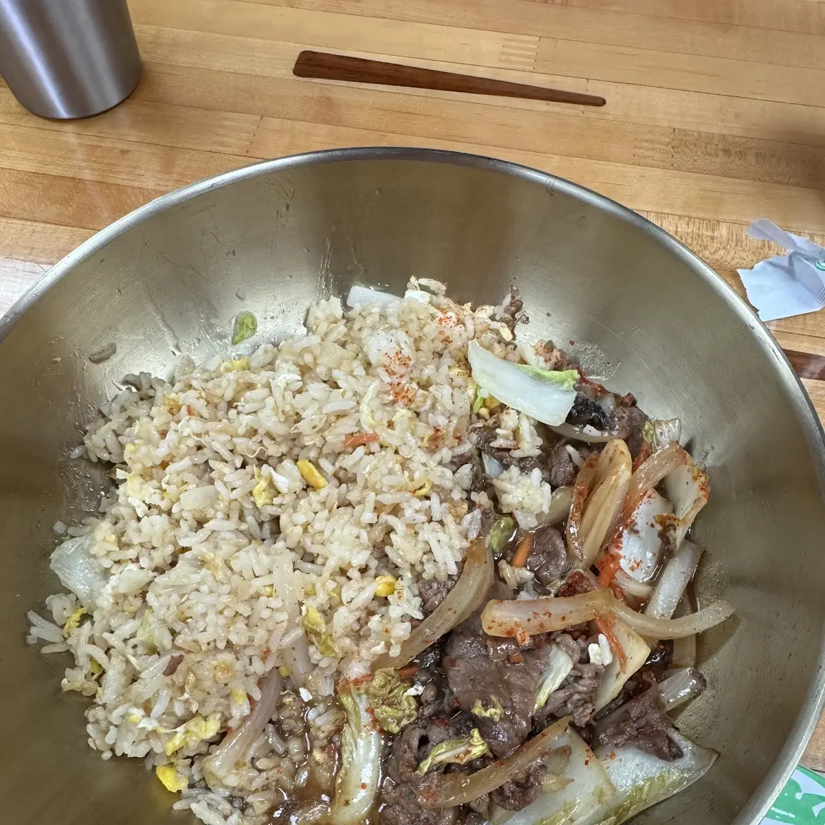 Spicy Pork Bulgogi with Fried Rice