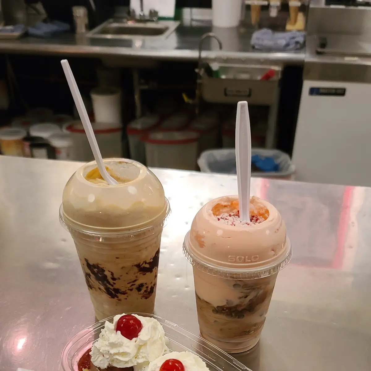 Banana Split and Two Shakes