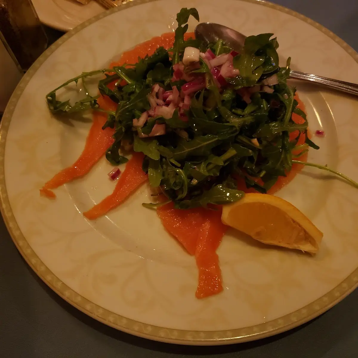 Smoked Salmon Carpaccio