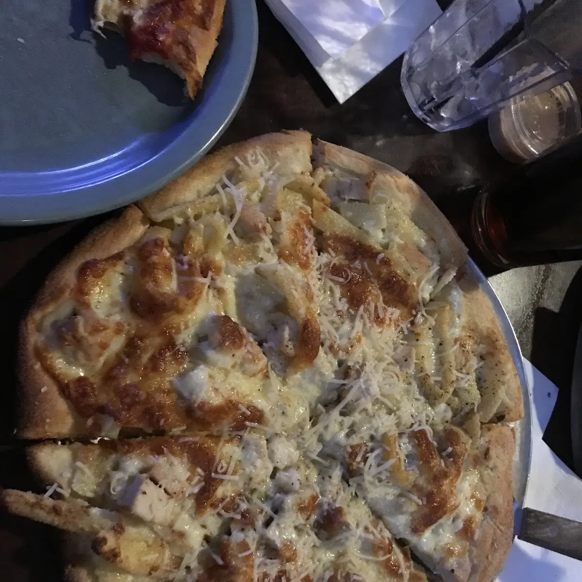 Chicken Alfredo Pizza