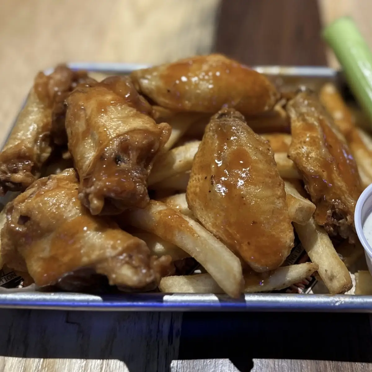 Chicken Wings and Fries