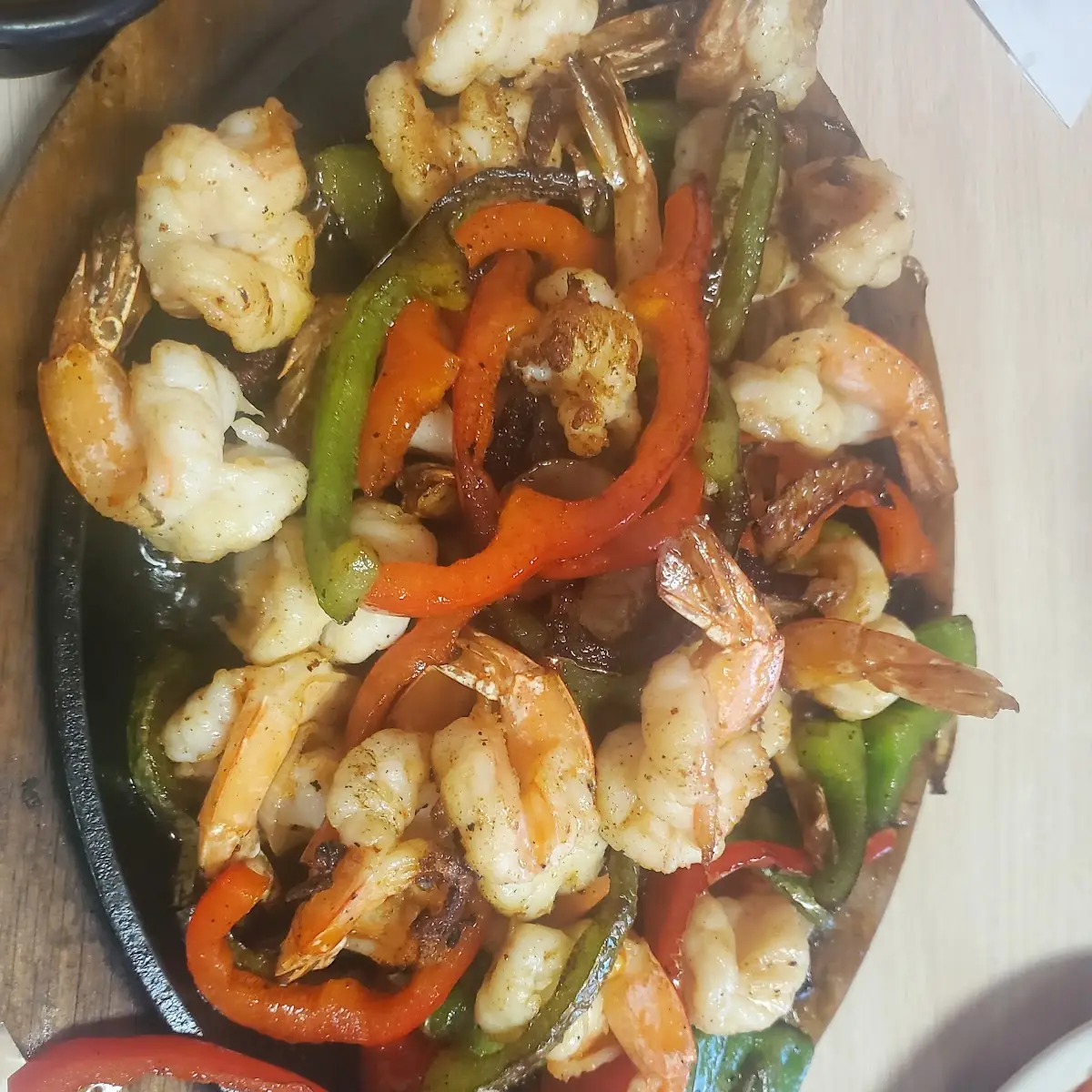 Double Shrimp Fajitas